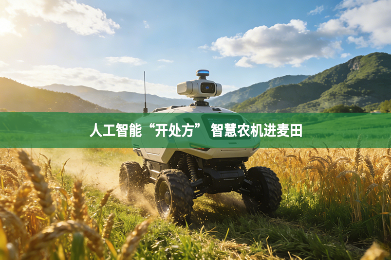 人工智能“开处方” 智慧农机进麦田