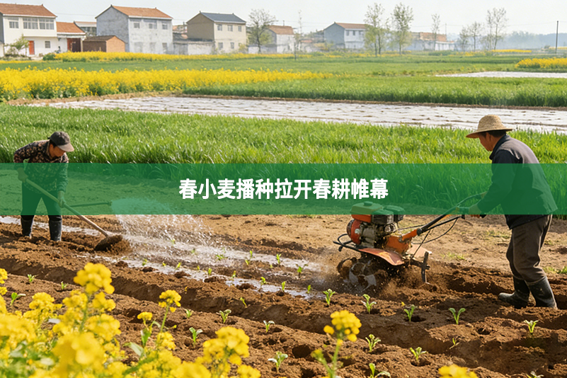 春小麦播种拉开春耕帷幕