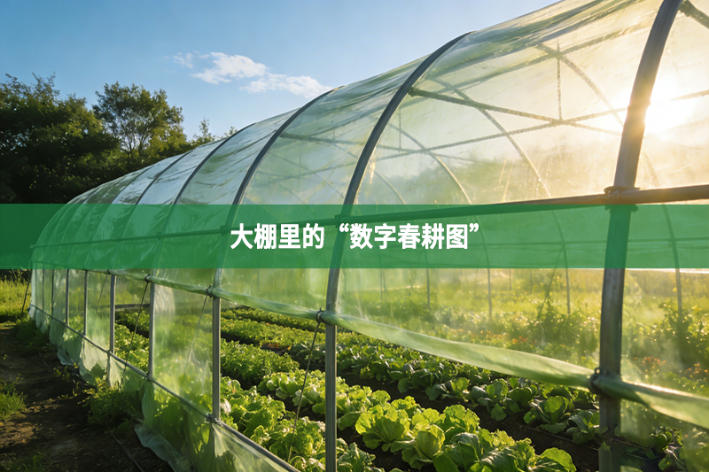 大棚里的“数字春耕图”