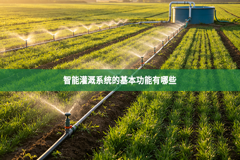 智能灌溉系统的基本功能有哪些