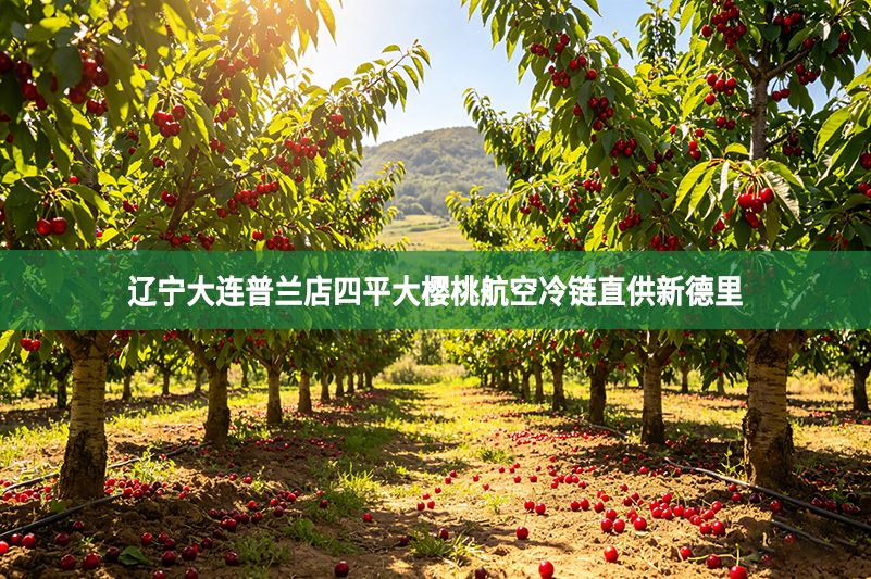 辽宁大连普兰店四平大樱桃航空冷链直供新德里