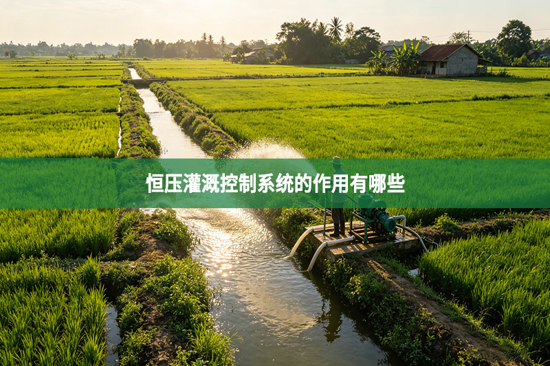 恒压灌溉控制系统的作用有哪些