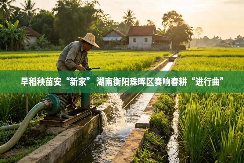 早稻秧苗安“新家” 湖南衡阳珠晖区奏响春耕“进行曲”
