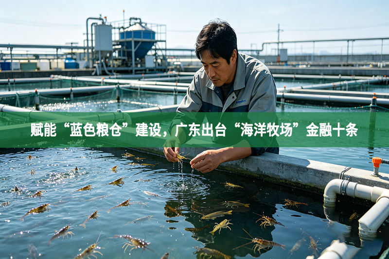 赋能“蓝色粮仓”建设，广东出台“海洋牧场”金融十条
