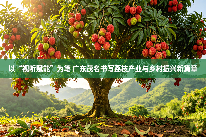 以“视听赋能”为笔 广东茂名书写荔枝产业与乡村振兴新篇章