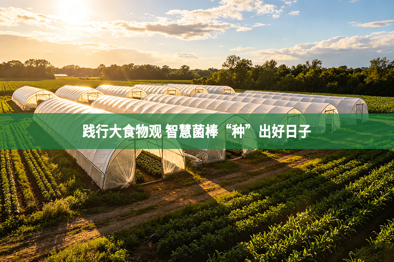 践行大食物观 智慧菌棒“种”出好日子
