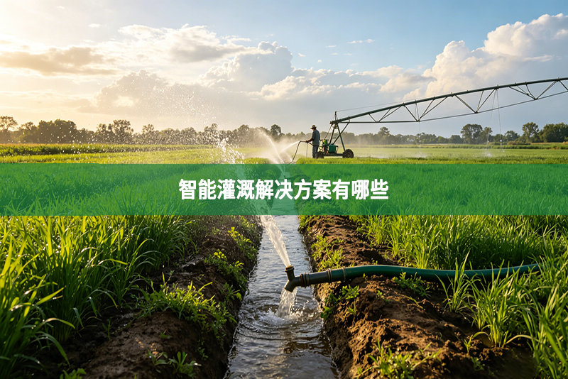 智能灌溉解决方案有哪些