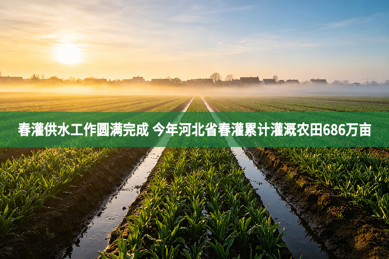 春灌供水工作圆满完成 今年河北省春灌累计灌溉农田686万亩