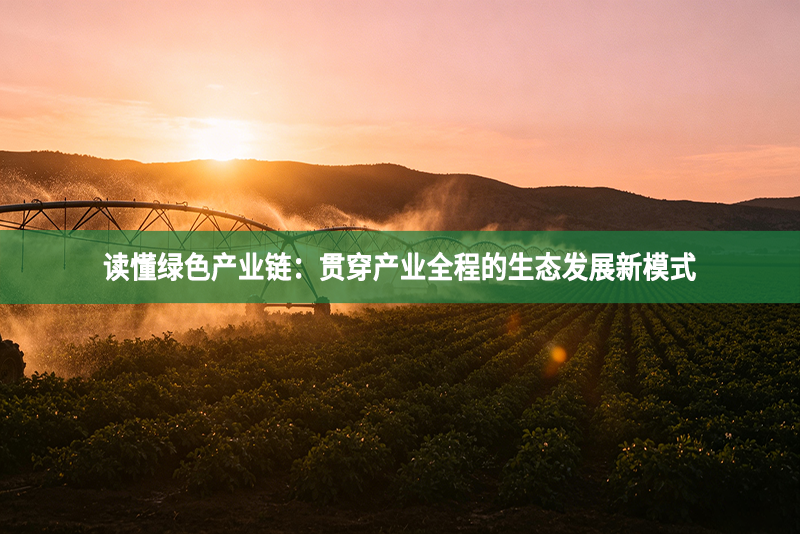 读懂绿色产业链：贯穿产业全程的生态发展新模式
