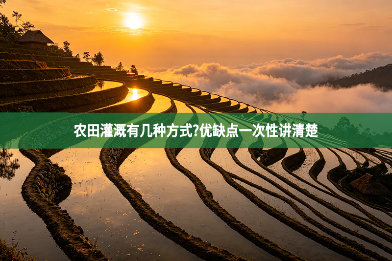 农田灌溉有几种方式?优缺点一次性讲清楚