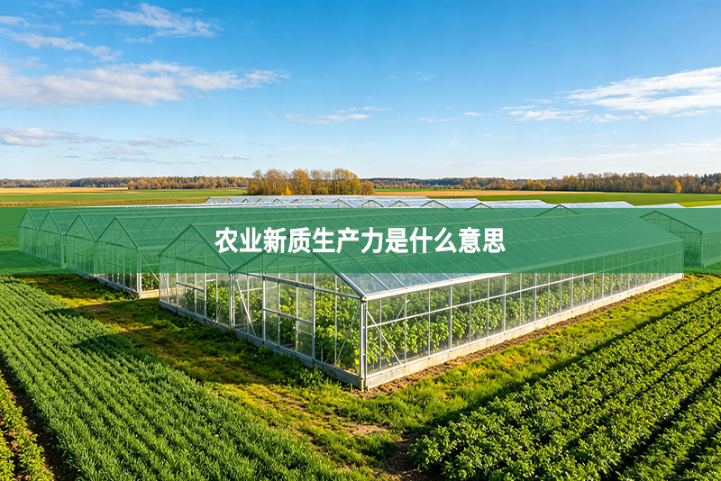 农业新质生产力是什么意思