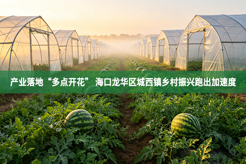 产业落地“多点开花” 海口龙华区城西镇乡村振兴跑出加速度