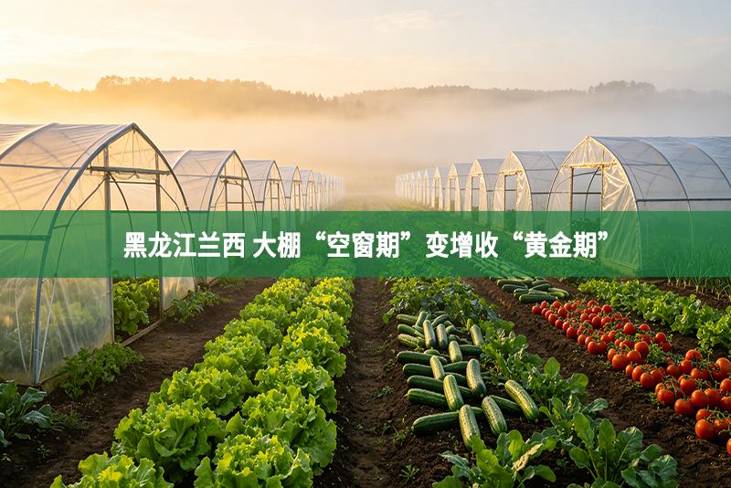 黑龙江兰西 大棚“空窗期”变增收“黄金期”