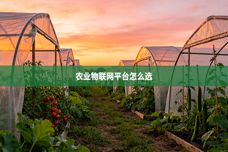 农业物联网平台怎么选