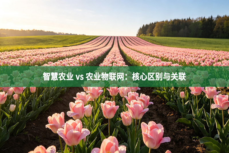 智慧农业 vs 农业物联网：核心区别与关联