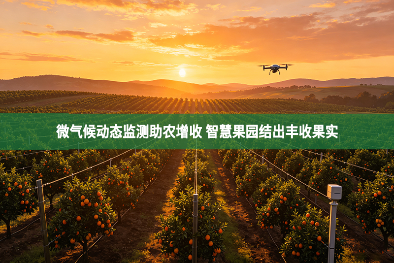 微气候动态监测助农增收 智慧果园结出丰收果实