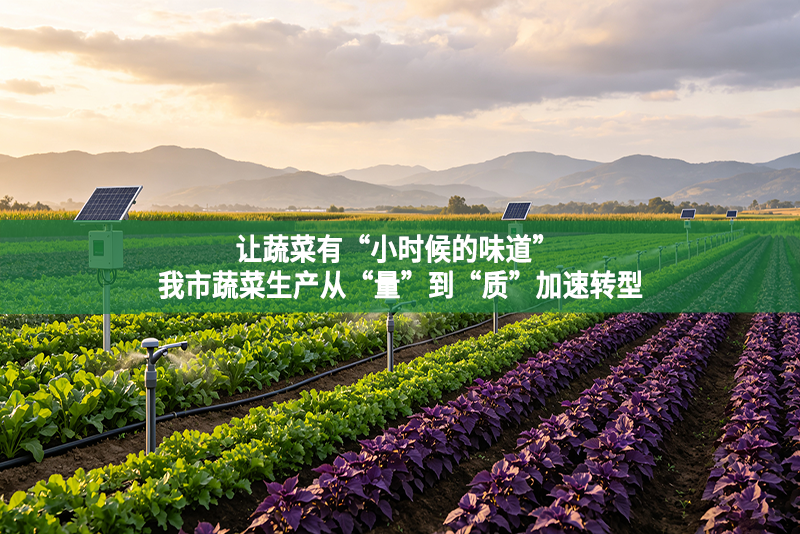 让蔬菜有“小时候的味道” 我市蔬菜生产从“量”到“质”加速转型