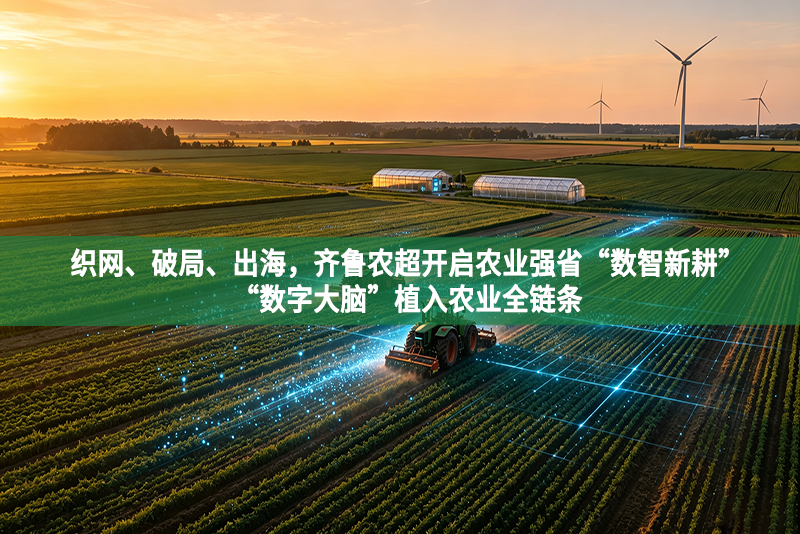 织网、破局、出海，齐鲁农超开启农业强省“数智新耕”　“数字大脑”植入农业全链条