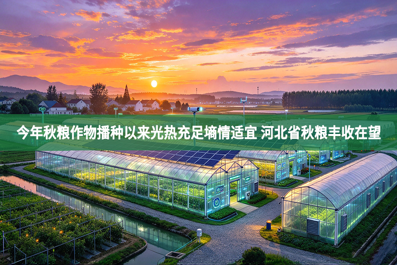 今年秋粮作物播种以来光热充足墒情适宜 河北省秋粮丰收在望
