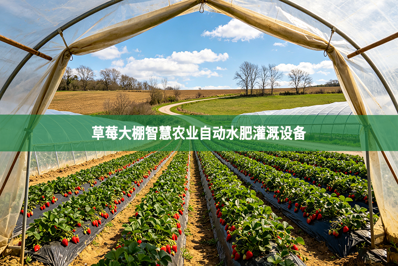 草莓大棚智慧自动水肥灌溉设备