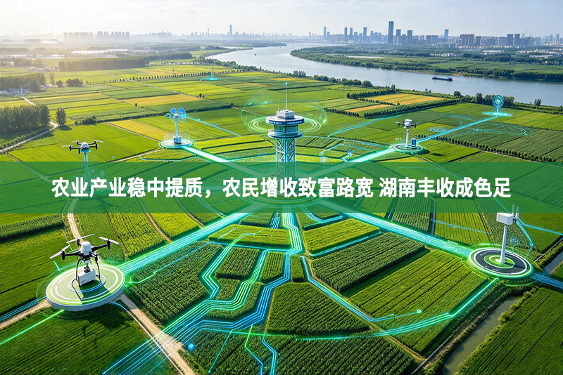农业产业稳中提质，农民增收致富路宽 湖南丰收成色足