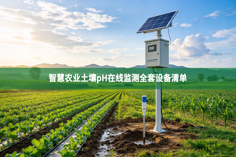 智慧农业土壤pH在线监测全套设备清单