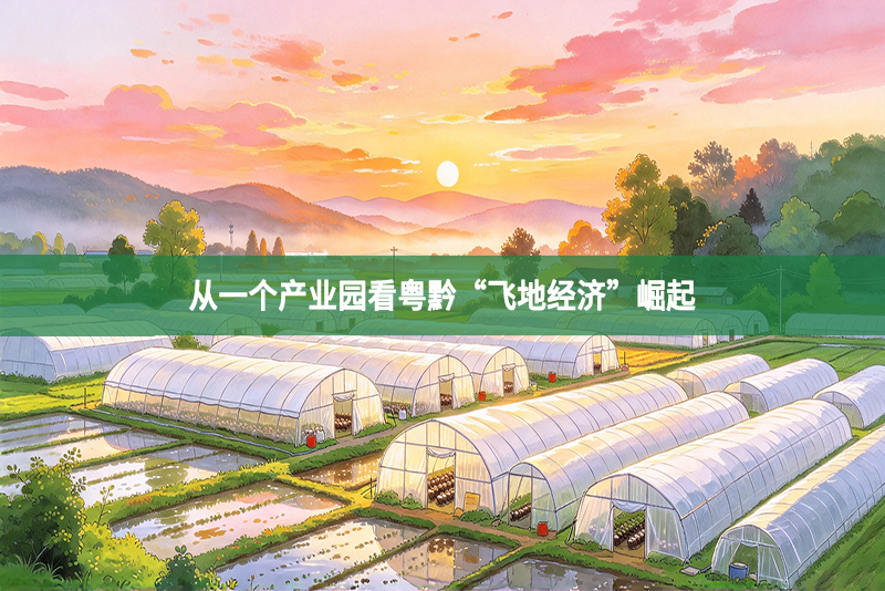 从一个产业园看粤黔“飞地经济”崛起