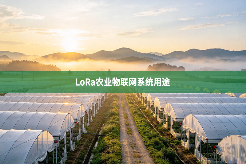 LoRa农业物联网系统用途